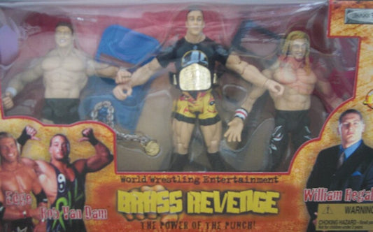 2002 WWE Jakks Pacific Titantron Live "Brass Revenge" Box Set: William Regal, Rob Van Dam & Edge
