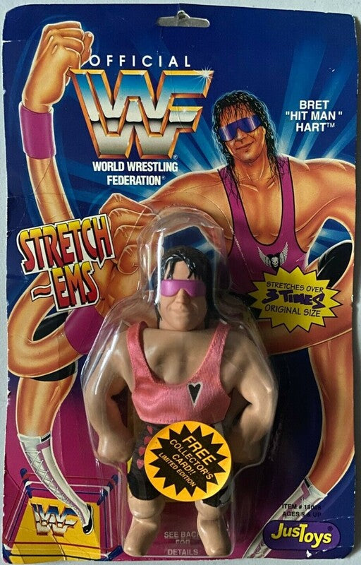 1994 WWF Just Toys Stretch-Ems Bret "Hit Man" Hart