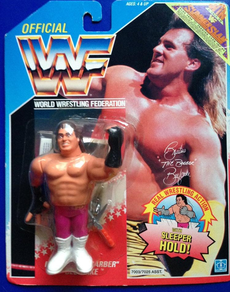 1990 WWF Hasbro Series 1 Brutus "The Barber" Beefcake with Sleeper Hold!