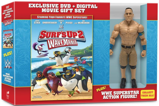 2016 WWE Mattel Surf's Up 2: Wavemania Walmart Exclusive DVD Gift Set John Cena [Basic Series 56]