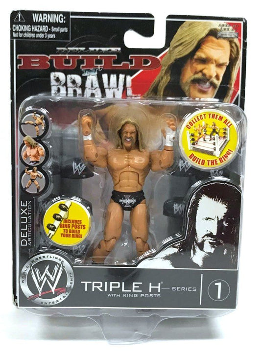 2008 WWE Jakks Pacific Deluxe Build 'N' Brawl Series 1 Triple H