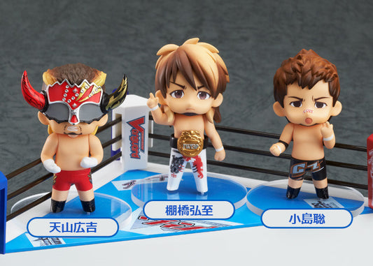 2013 NJPW Good Smile Co. Nendoroid Petite Pro-Wrestling Ring Set