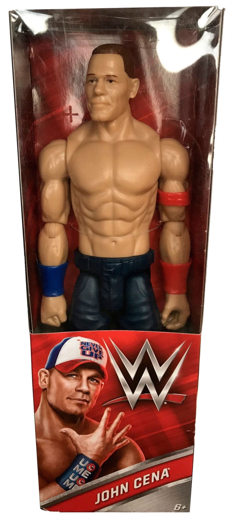 2016 WWE Mattel 12" [Unbranded] John Cena [With Red & Blue Accents]