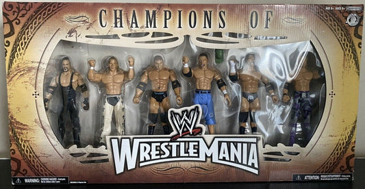 2008 WWE Jakks Pacific Champions of WrestleMania [With Undertaker, Shawn Michaels, Batista, John Cena, Triple H & Edge]
