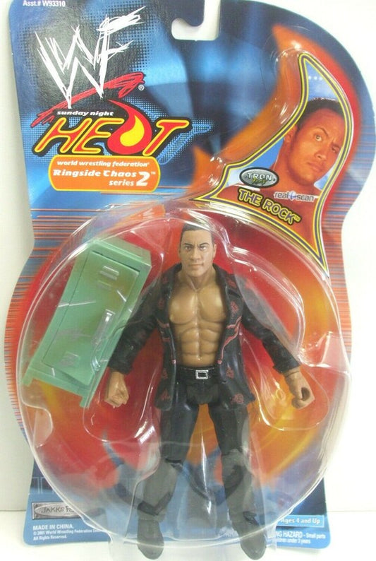 2000 WWF Jakks Pacific Titantron Live Ringside Chaos Series 2 The Rock