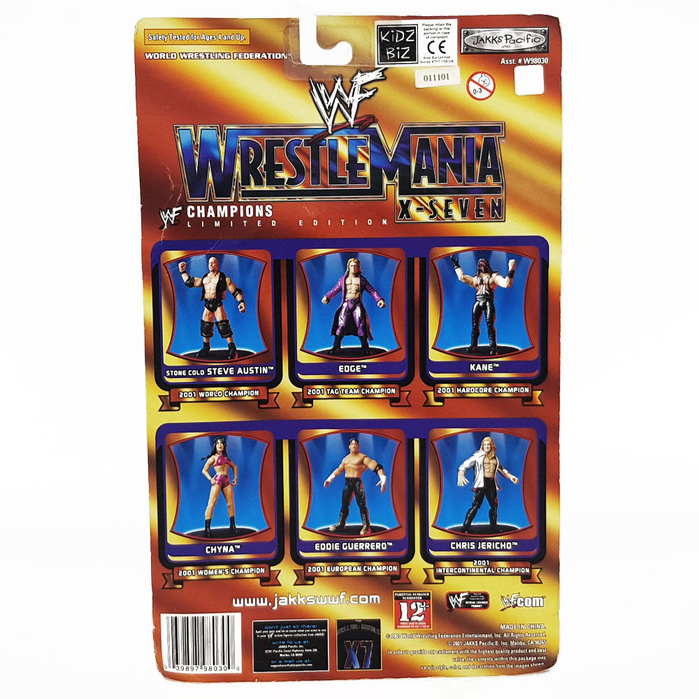 2001 WWF Jakks Pacific Titantron Live WrestleMania X-Seven Chris Jericho