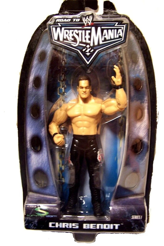 2005 WWE Jakks Pacific Ruthless Aggression Road to WrestleMania 22 Series 1 Chris Benoit
