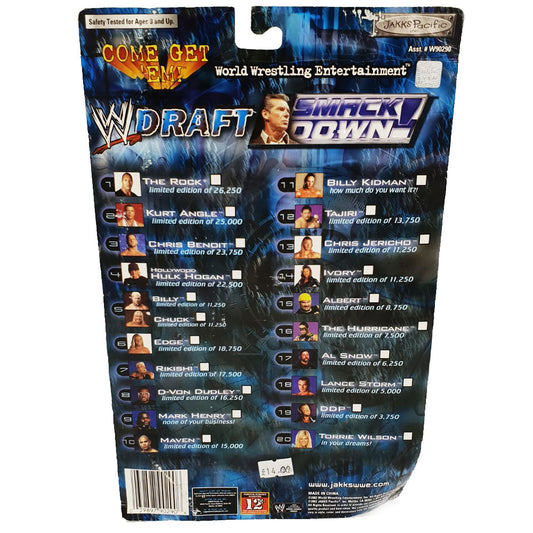 2002 WWE Jakks Pacific SmackDown! Draft R-3 Tech Chuck