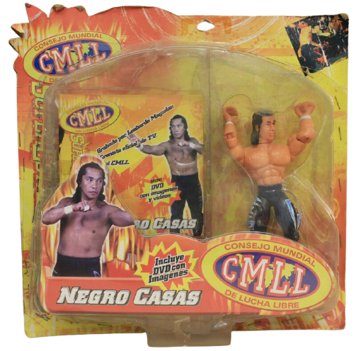 2007 CMLL Hag Distribuidoras 6.5" Super Estrellas Series 1 Negro Casas [With DVD]