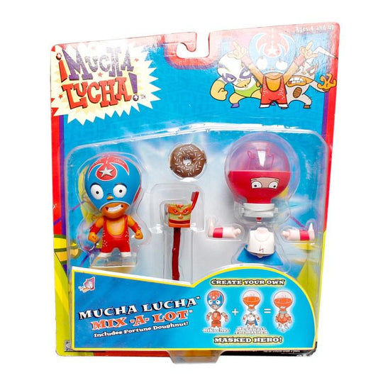 2003 Jakks Pacific Mucha Lucha Mix-A-Lot: Rikochet & Megawatt the Masher