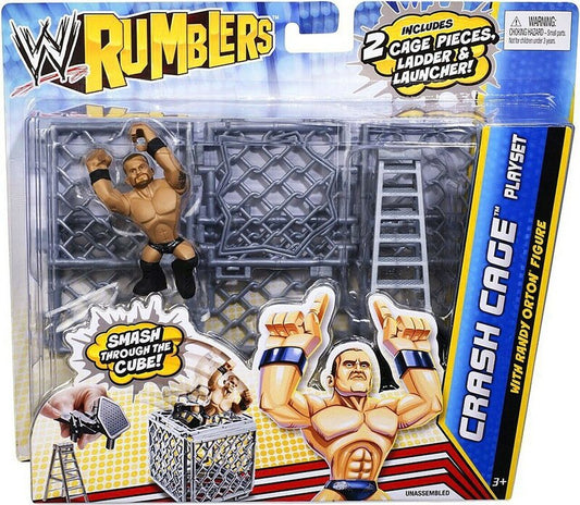 2012 WWE Mattel Rumblers Series 2 Crash Cage Playset [With Randy Orton]