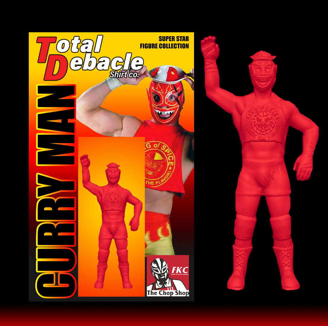 Total Debacle Shirt Co. Super Star Figure Collection Curry Man [Red Hot Version]