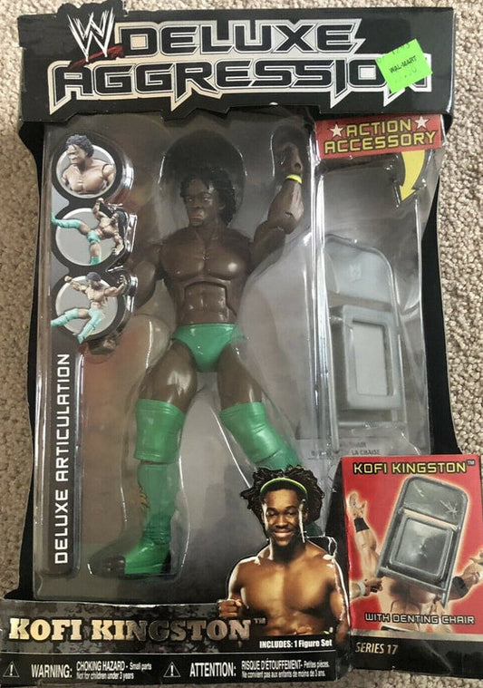 2008 WWE Jakks Pacific Deluxe Aggression Series 17 Kofi Kingston