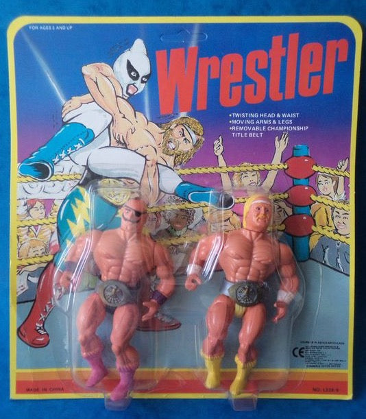 Wrestler Bootleg/Knockoff 2-Pack: 339/10 & 339/11 [Hulk Hogan]