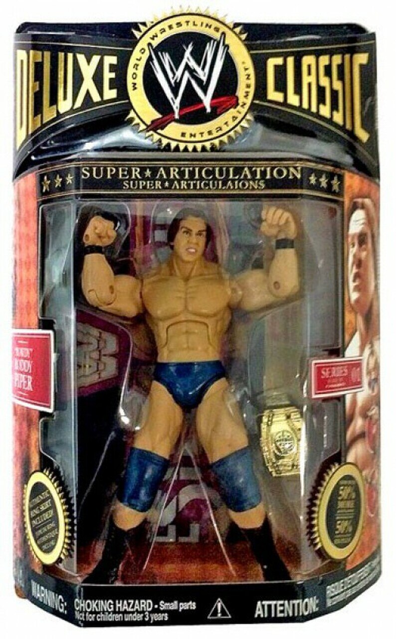 2006 WWE Jakks Pacific Deluxe Classic Superstars Series 1 Rowdy Roddy Piper [With Black Wrist Tape]