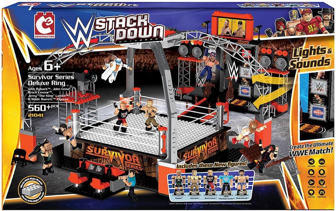 2014 WWE Bridge Direct StackDown Series 2 Survivor Series Deluxe Ring
