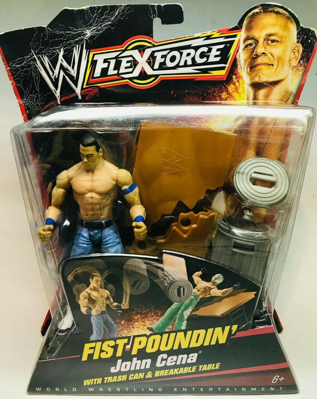 2010 WWE Mattel Flex Force Deluxe Fist Poundin' John Cena