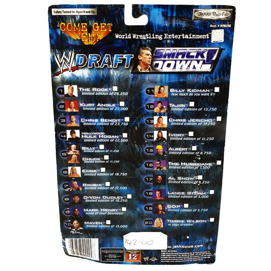 2002 WWE Jakks Pacific SmackDown! Draft R-3 Tech DDP