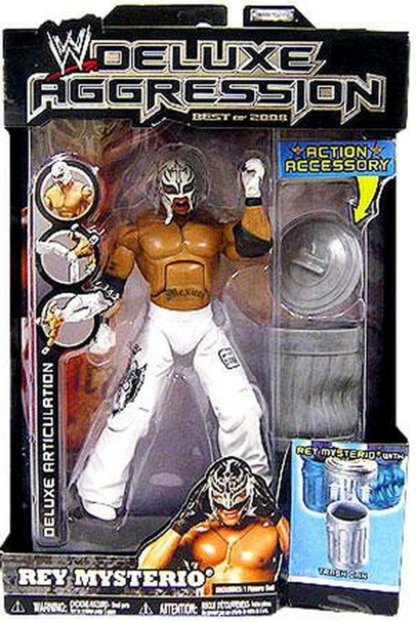 2008 WWE Jakks Pacific Deluxe Aggression Best of 2008 Rey Mysterio