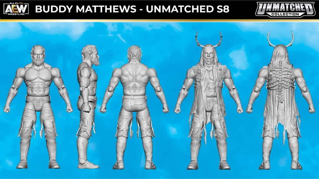 2024 AEW Jazwares Unmatched Collection Series 8 Buddy Matthews