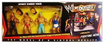 FlexForce Ultimate Warrior Power Bootleg/Knockoff 4-Pack: Undertaker, Batista, Rey Mysterio & Undetermined