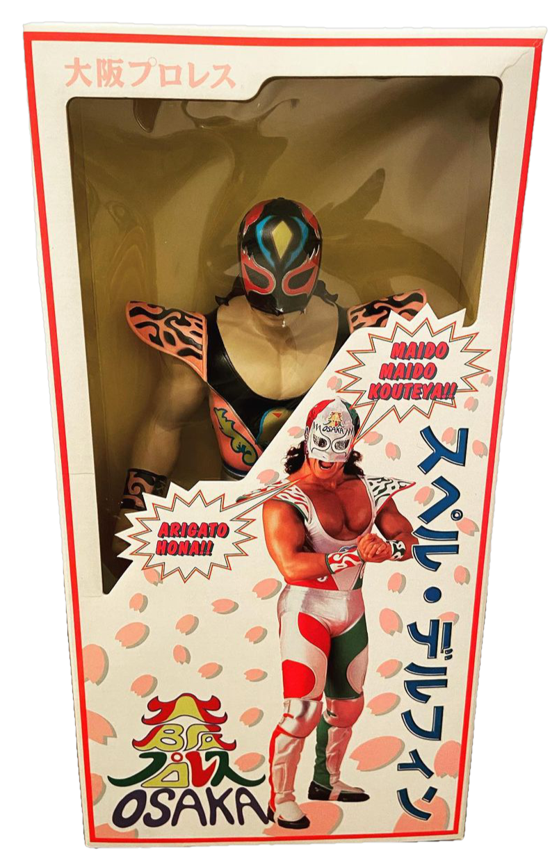 Osaka Pro Wrestling Liberty Planet Sofubi [Soft Vinyl] Super Delphin [Pink & Black Version]