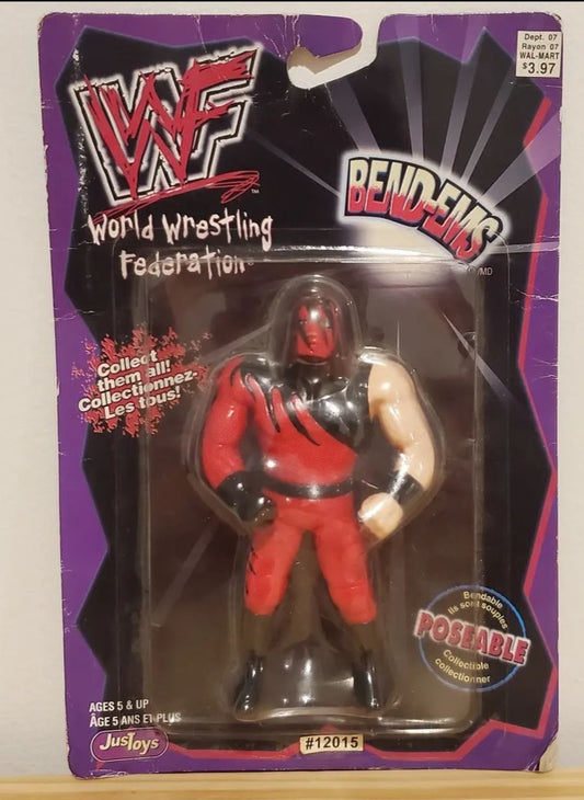1998 WWF Just Toys Bend-Ems Canadian Series 8 Kane