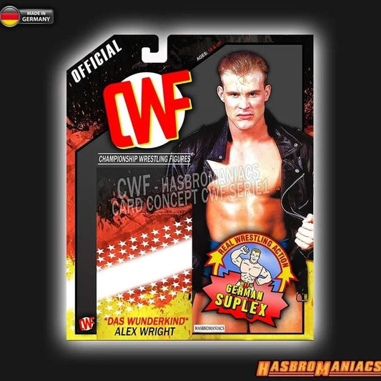 Unreleased Official Championship Wrestling Figures "Das Wunderkind" Alex Wright