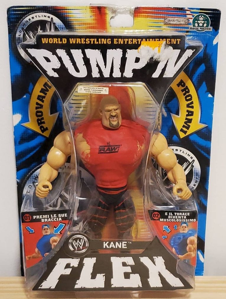 2004 WWE Jakks Pacific Pump 'N' Flex Series 1 Kane – Wrestling