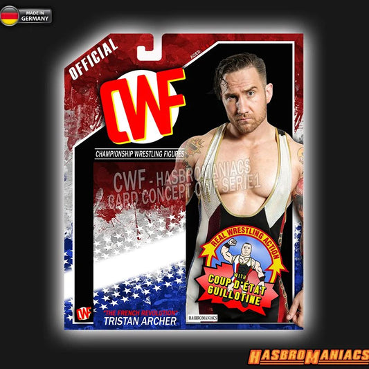 Unreleased Official Championship Wrestling Figures "The French Revolution" Tristan Archer
