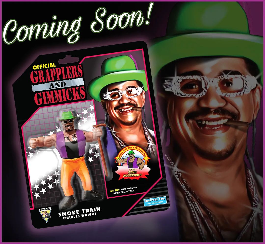 2023 Hasttel Toy Grapplers & Gimmicks Series 1 “Smoke Train” Charles Wight [The Godfather]