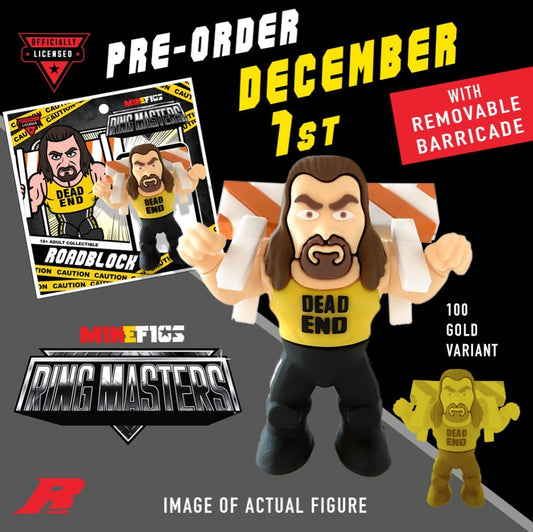 Unreleased Rush Collectibles Min-E-Figs Roadblock