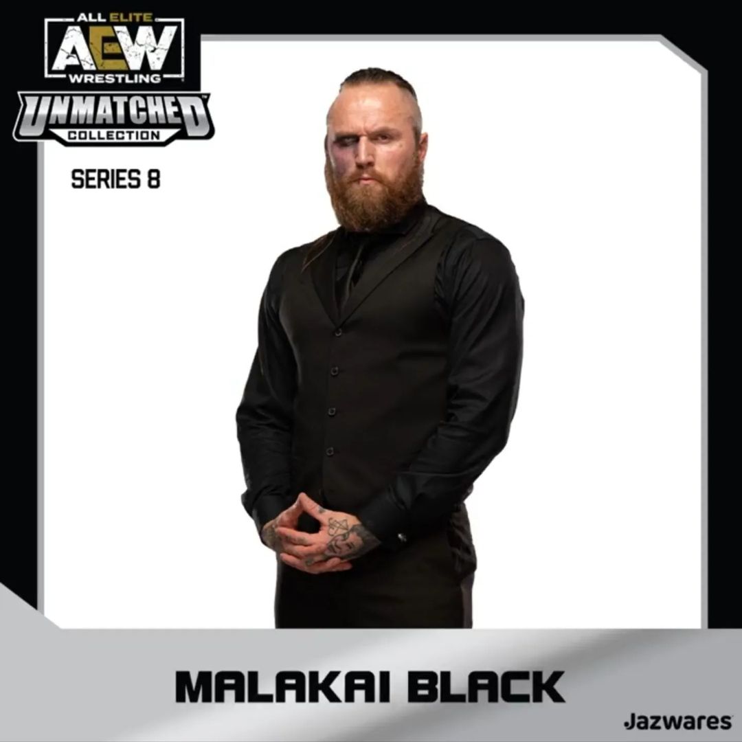 2024 AEW Jazwares Unmatched Collection Series 8 Malakai Black