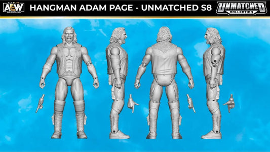Unreleased AEW Jazwares Unmatched Collection Series 8 Hangman Adam Page