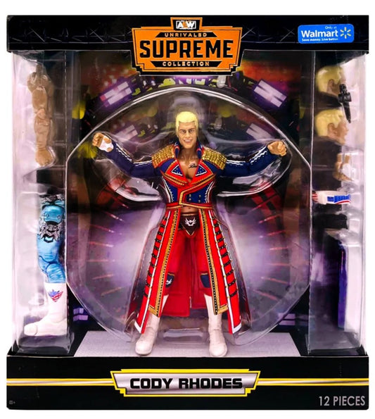 2022 AEW Jazwares Unrivaled Supreme Series 1 #01b Walmart Exclusive Cody Rhodes
