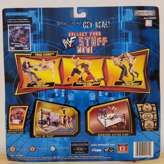 2002 WWF Jakks Pacific Final Count Series 2 "Fist Drop": Kane & Stone Cold Steve Austin