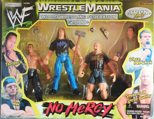 WWF Jakks Pacific Titantron Live "No Mercy" Box Set: The Rock, Triple H, Stone Cold Steve Austin & Vince McMahon