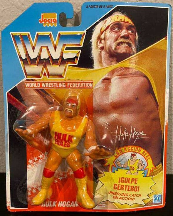 1990 WWF Hasbro Series 1 Hulk Hogan with Gorilla Press Slam!