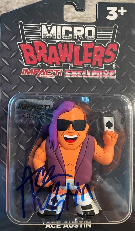 2021 Pro Wrestling Tees Impact! Wrestling Exclusive Micro Brawlers Series 2 Ace Austin