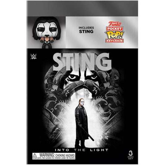 2018 WWE "Sting: Into the Light" DVD With Funko Pocket POP! Keychain