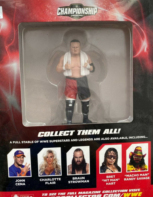 2020 WWE Eaglemoss Hero Collector Championship Collection 27 Samoa Joe