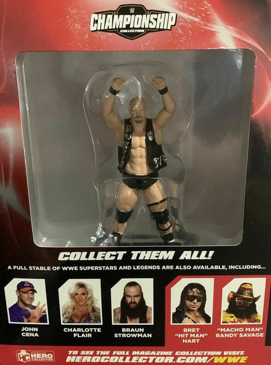 2021 WWE Eaglemoss Hero Collector Championship Collection 34 Stone Cold Steve Austin