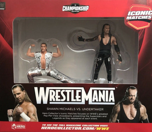 2019 WWE Eaglemoss Hero Collector Championship Collection Multipack: WrestleMania 26: Shawn Michaels vs. Undertaker