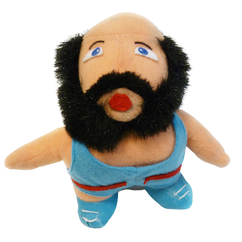 Roller Tron Wrestlefest Pro-Wrestling Plush Wrestlers Series 1 Earthquake