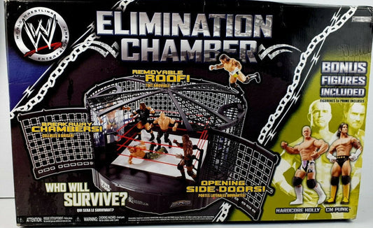 WWE Jakks Pacific Elimination Chamber [With Hardcore Holly & CM Punk]