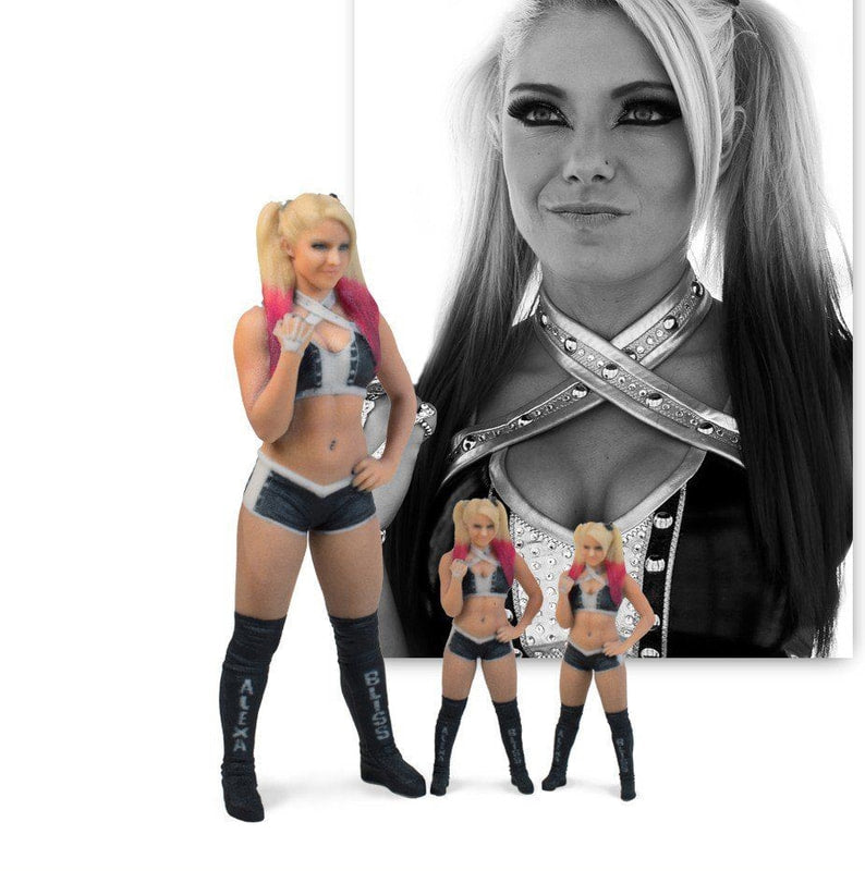 2017 WWE Staramba 3D Printed Statues Alexa Bliss