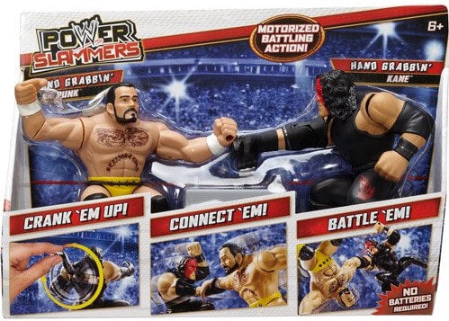 2013 WWE Mattel Power Slammers Series 3 Hand Grabbin' CM Punk & Hand Grabbin' Kane