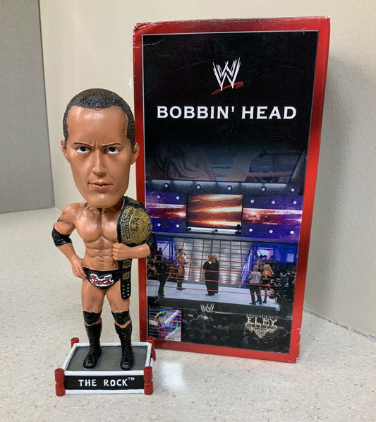 2004 WWE Elby Gifts Inc. Bobbin' Heads The Rock