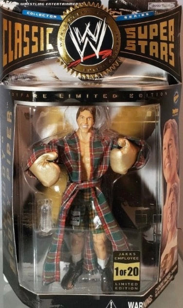 2005 WWE Jakks Pacific Classic Superstars Employee Liimited Edition Rowdy Roddy Piper
