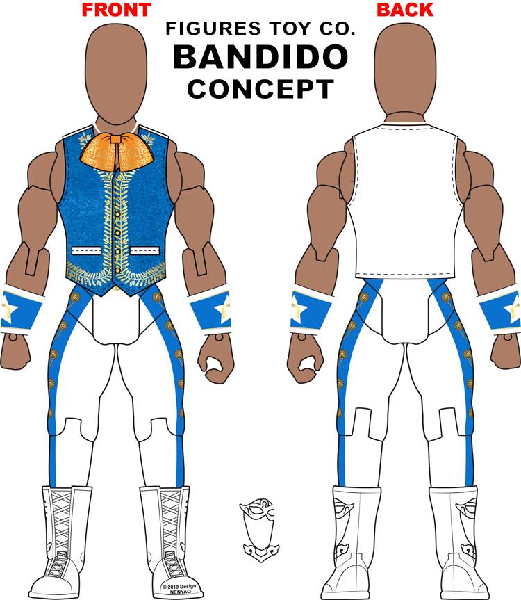 Unreleased ROH Figures Toy Company Bandido